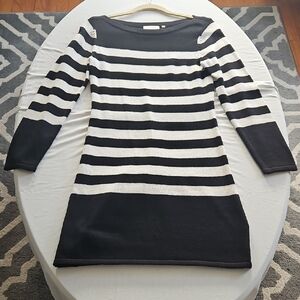 Jeffrey Banks Black and White Women's Tunic/ Dress Size XS